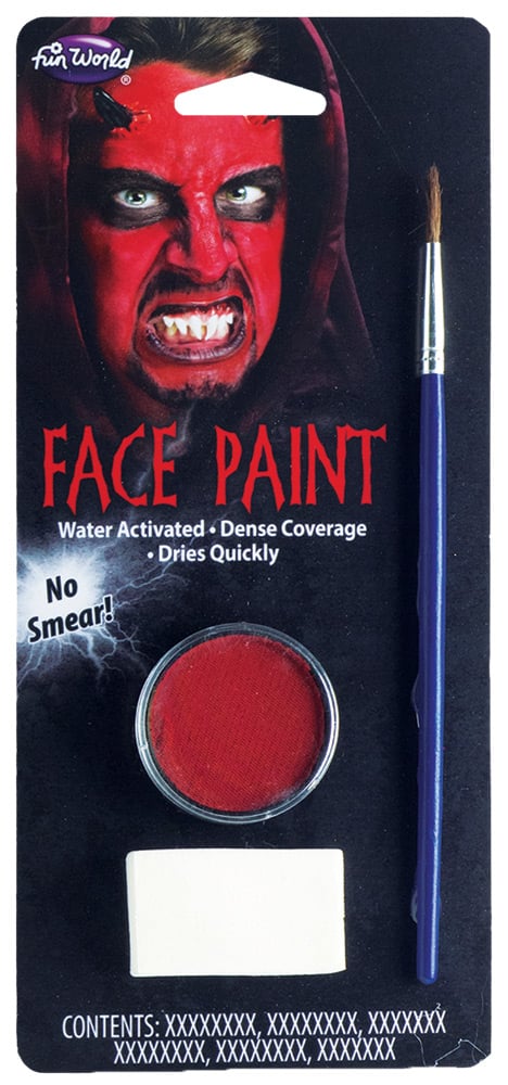 Fw5581crd Face Paint Wa One Pot, Red