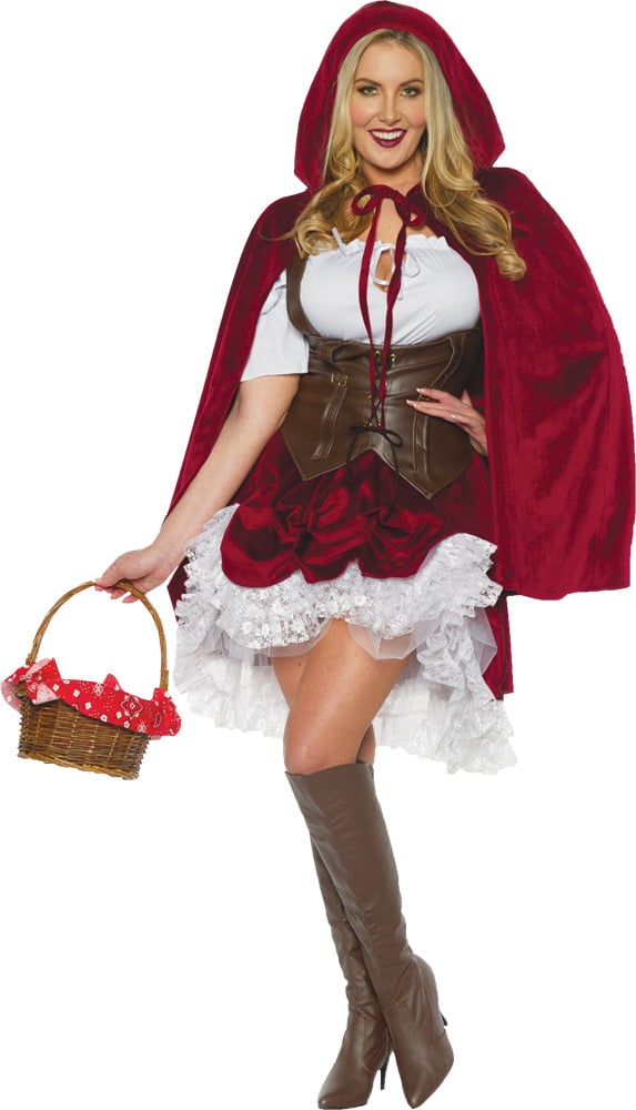 Ur29923md Deluxe Red Riding Hood Adult Costume, Medium 8-10