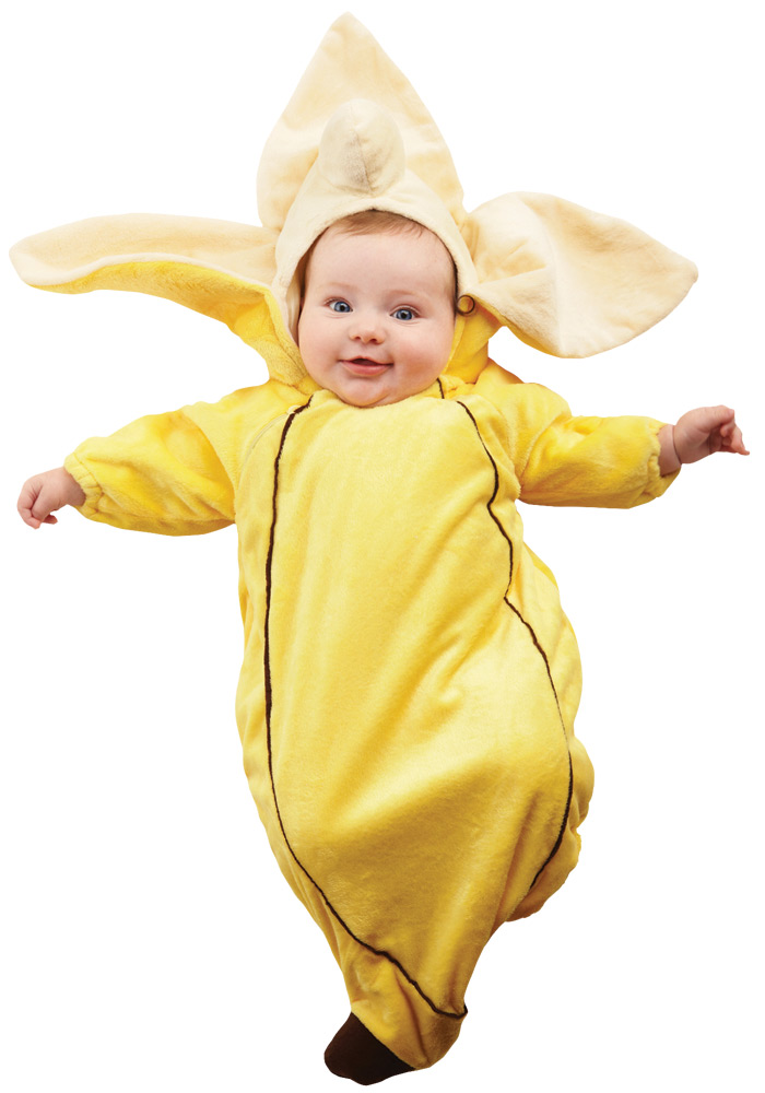 Ur26039 Banana Bunting Costume, 0-6 Months