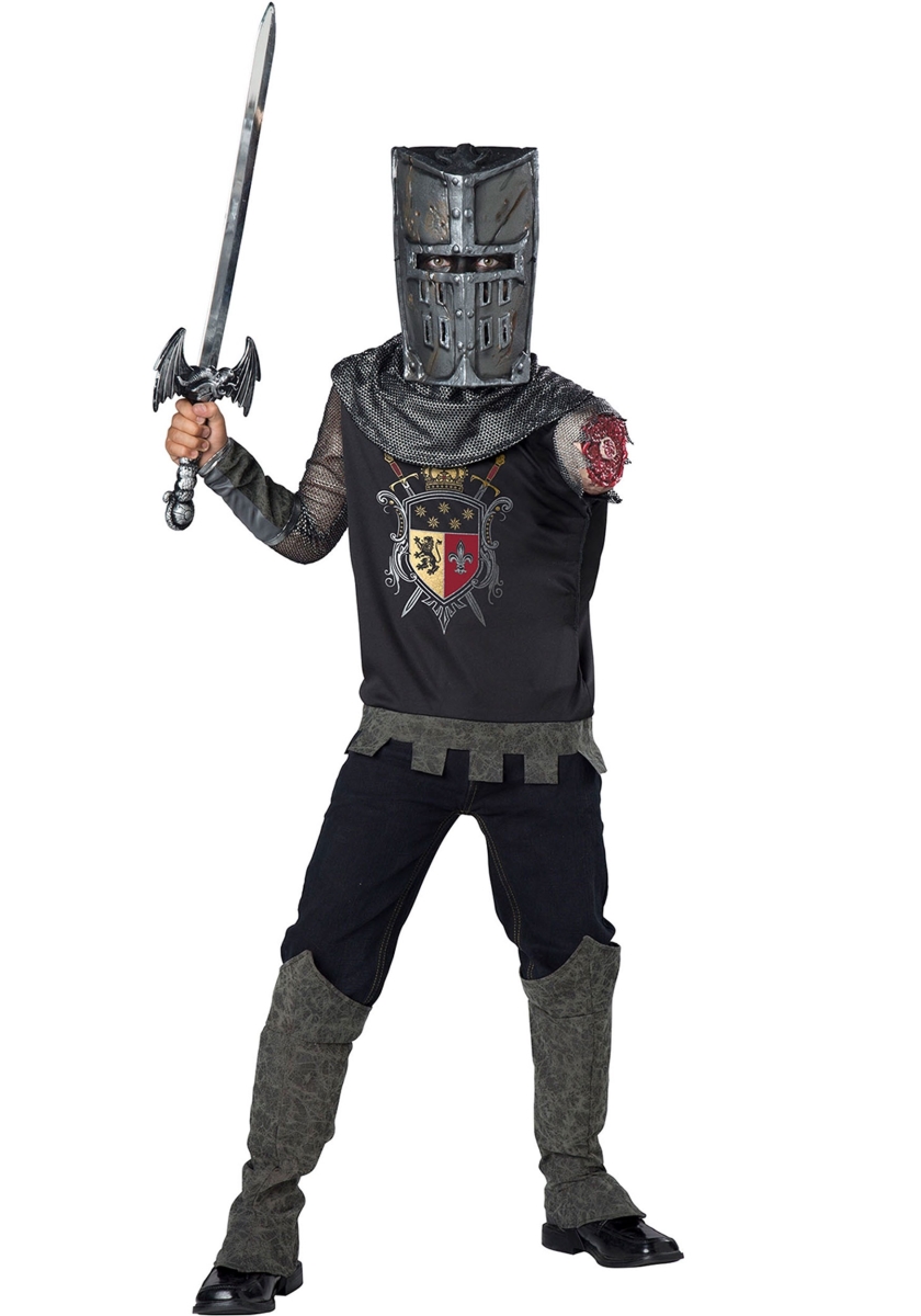 Fw104022xl Fortnite Black Knight Child Costume, Extra Large 4-6