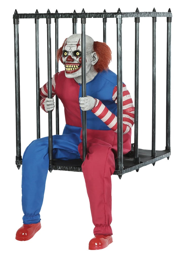 Mr123360 Animated Caged Walk Around Clown - 32 X 18 X 26 In.