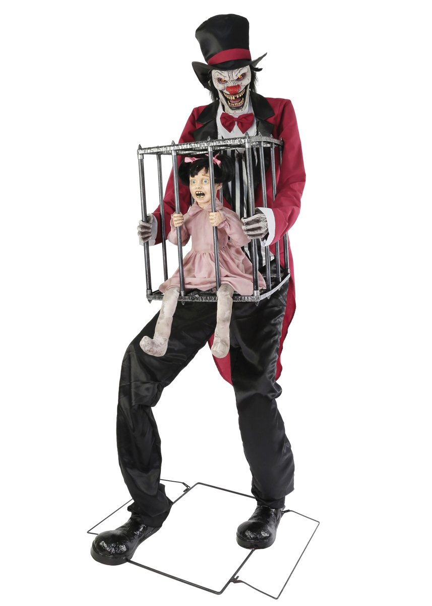 Mr124655 Rotten Ringmaster With Kid In Cage Prop