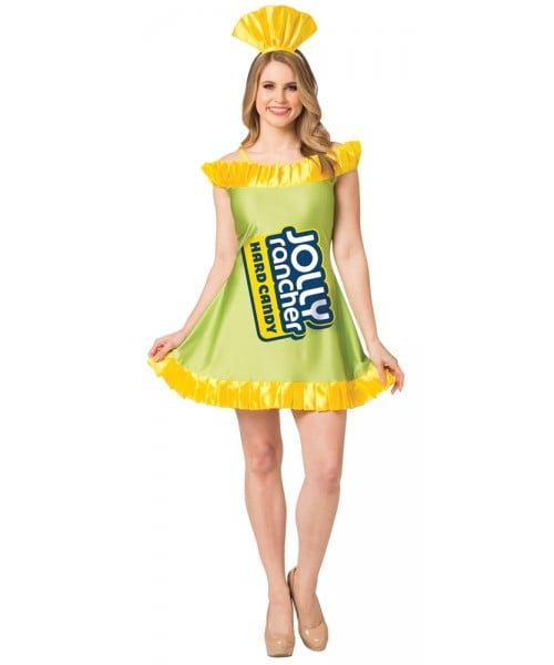 Gc3576ml Adult Jolly Rancher Dress - Apple, Medium & Large - Size 7-12