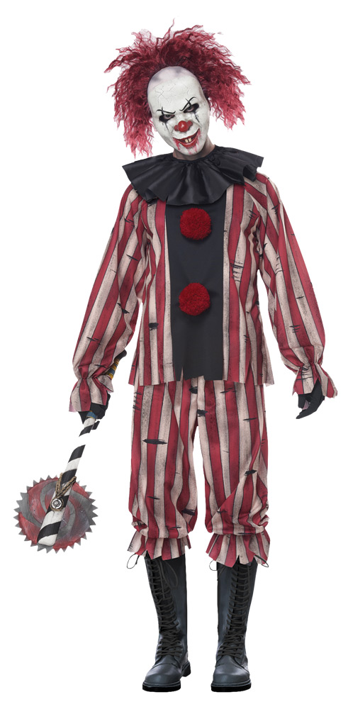 Cc01283lg Adult Nightmare Clown Costume, Large 42-44