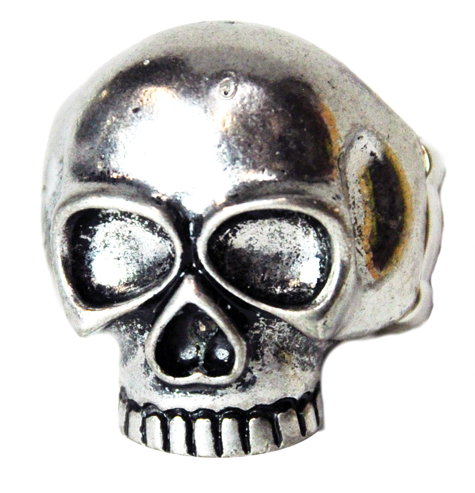 Glw9758 Metal Stretch Skull Ring