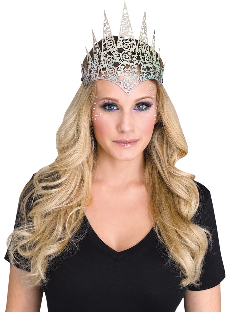 Fw93148h Flexible Glitter Crown, Holographic - One Size