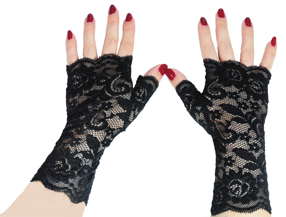 Fingerless Lace Armwarmers