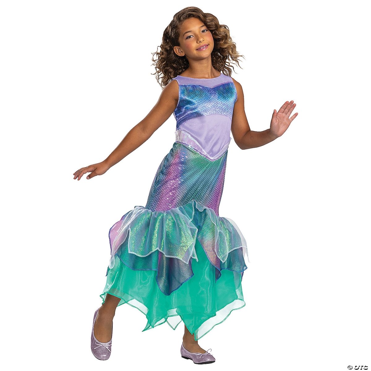 UPC 192995056763 product image for Disguise DG117959G Kids Deluxe Little Mermaid Ariel Costume - Large 10-12 | upcitemdb.com