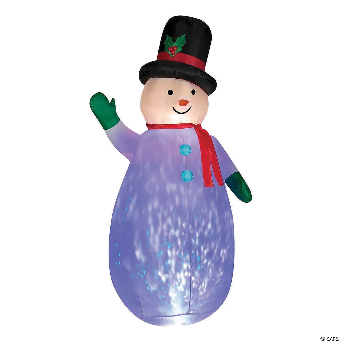 UPC 086786897393 product image for Gemmy SS89739G 90 in. Blow Up Inflatable Snowman Projection Outdoor Yard Decorat | upcitemdb.com