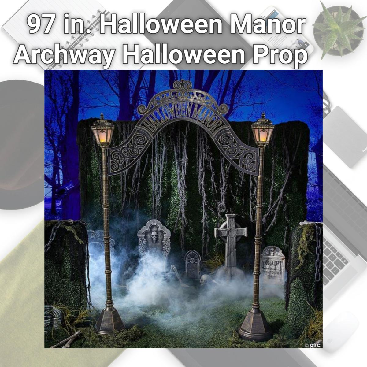 Picture of Seasonal Visions MR5125106 97 in. Halloween Manor Archway Halloween Prop
