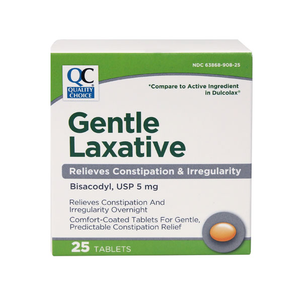 0379840 Quality Choice Laxative Gentle 5 Mg 25 Tablet