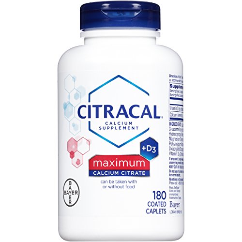 0808962 Citracal Maximum Caplets With Vitamin D3, 180-count Bottle