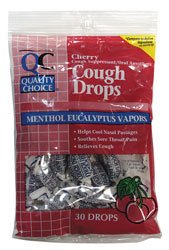 0379670 Quality Choice Cough Drops Cherry, 30 Count