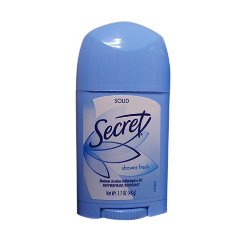 0570095 Secret Solid Antiperspirant & Deodorant Shower, Fresh Scent, 1.7 Oz