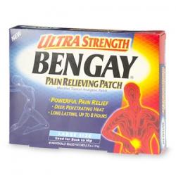 0004359 Bengay Ultra Strength Pain Relieving Patch, Large For Back To Hip