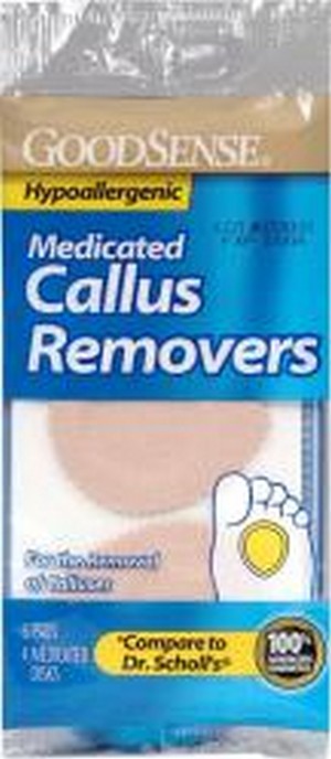 0918393 Good Sense Medium Callus Remover Massaging Gel, 6 Count