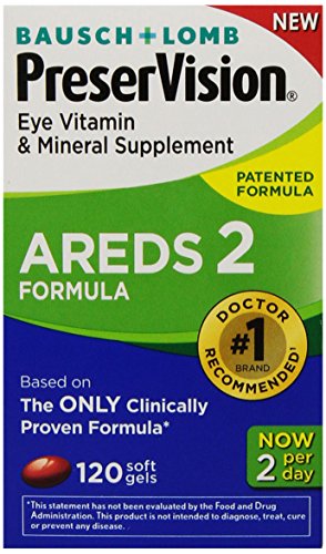 1878573 Bausch & Lomb Preservision Eye Vitamin & Mineral Supplement Areds 2 Formula, 120-count