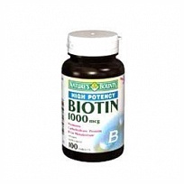 1890581 Natures Bounty Biotin, High Potency, 1000 Mg, Tablets, 100 Count