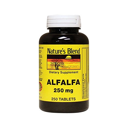 1895354 Natures Blend Alfalfa 250 Mg 250 Tablets