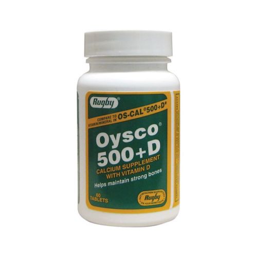 1893718 Rugby Oysco 500 Plus D 60 Tablets