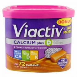 1938053 Viactiv Calcium Plus D, Soft Chews, Caramel