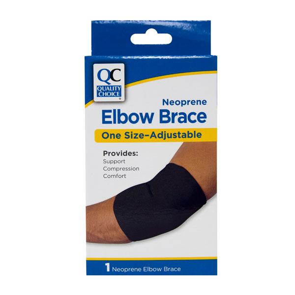 0380512 Quality Choice Neoprene Elbow Support Open Knee Support