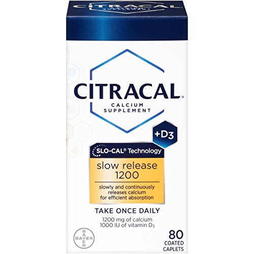 0808946 Citracal With Calcium D Slow Release 1200, 80-count