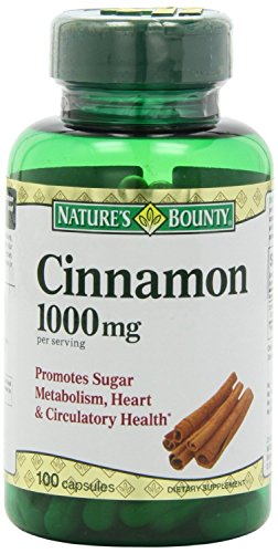 1890700 Natures Bounty Cinnamon 1000 Mg 100 Count