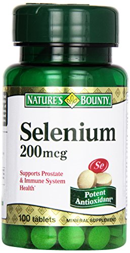 1891200 Natures Bounty Selenium 200 Mg, 100 Tablets