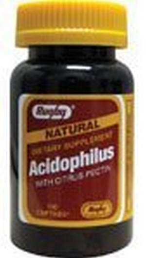 1893114 Rugby Natural Acidophilus With Citrus Pectin, 100 Count