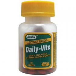 1893408 Rugby Daily-vite Multivitamin 100 Tablets