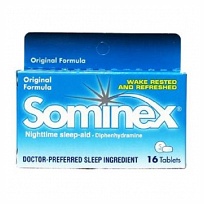 1747967 Sominex Original Tablets, 16 Count
