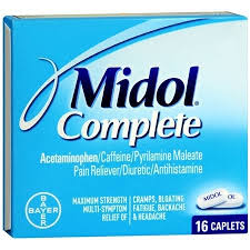 1867520 Midol Caplets, 4 Count