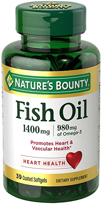 1890859 Natures Bounty Fish Oil, 1400 Mg - 39 Count