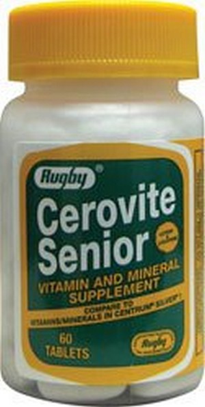 1893297 Cerovite Senior 60 Tablets By Rugby