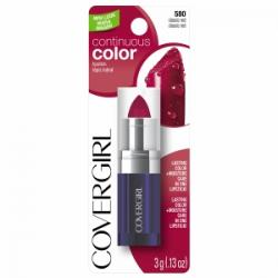 8282285 Covergirl Continuous Color Lipstick, Classic Red 435, 0.13 Oz