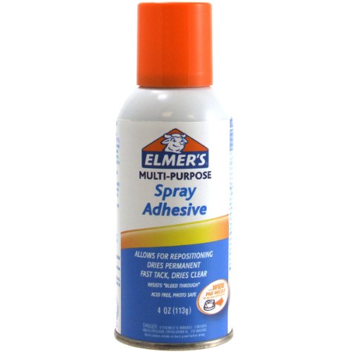 60067406 Elmers Multi-purpose Spray Adhesive, 4-oz, Clear
