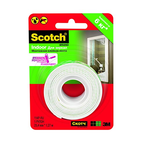 65004151 3m Scotch Indoor Mounting Tape, Heavy Duty - 1 X 50 In.