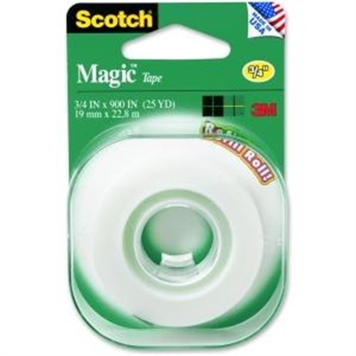 65004607 Scotch Magic Tape Refill, 0.75 X 500 In.