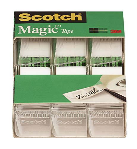 66529754 Scotch Magic Tape, 0.75 X 300 In., Pack Of 3