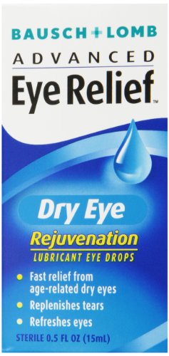 0697877 Bausch & Lomb Advanced Eye Relief, Dry Eye Rejuvenation, Lubricant Eye Drops, 0.5 Oz Bottle