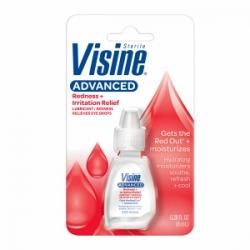 Visine Eye Drops, Advanced Redness Relief, 0.28 Fl Oz