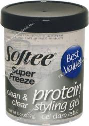 1151924 Softee Protein Styling Gel Clear Super Freeze, 8 Oz