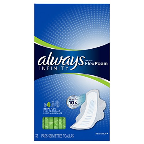 5577829 Always Infinity Heavy Flow Pads With Revolutionary Wings - 32 Pads
