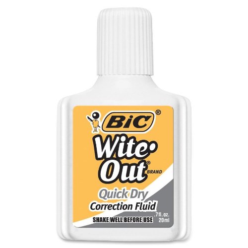 60019258 Bic White Out Quick Dry Plus