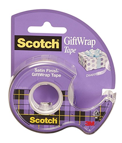 65003309 3m Scotch Gift Wrap Tape, 0.75 X 650 In.