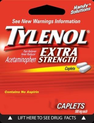 1871811 Tylenol Ex Str Caplets, Count 2