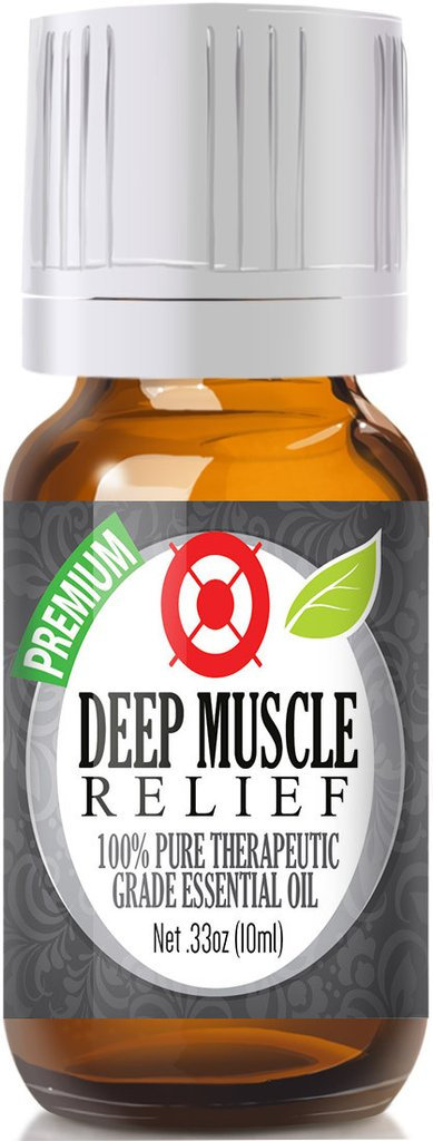 Healing Solutions 1743848 Deep Muscle Relief Blend Essentail Oil, 10ml - Pack Of 3