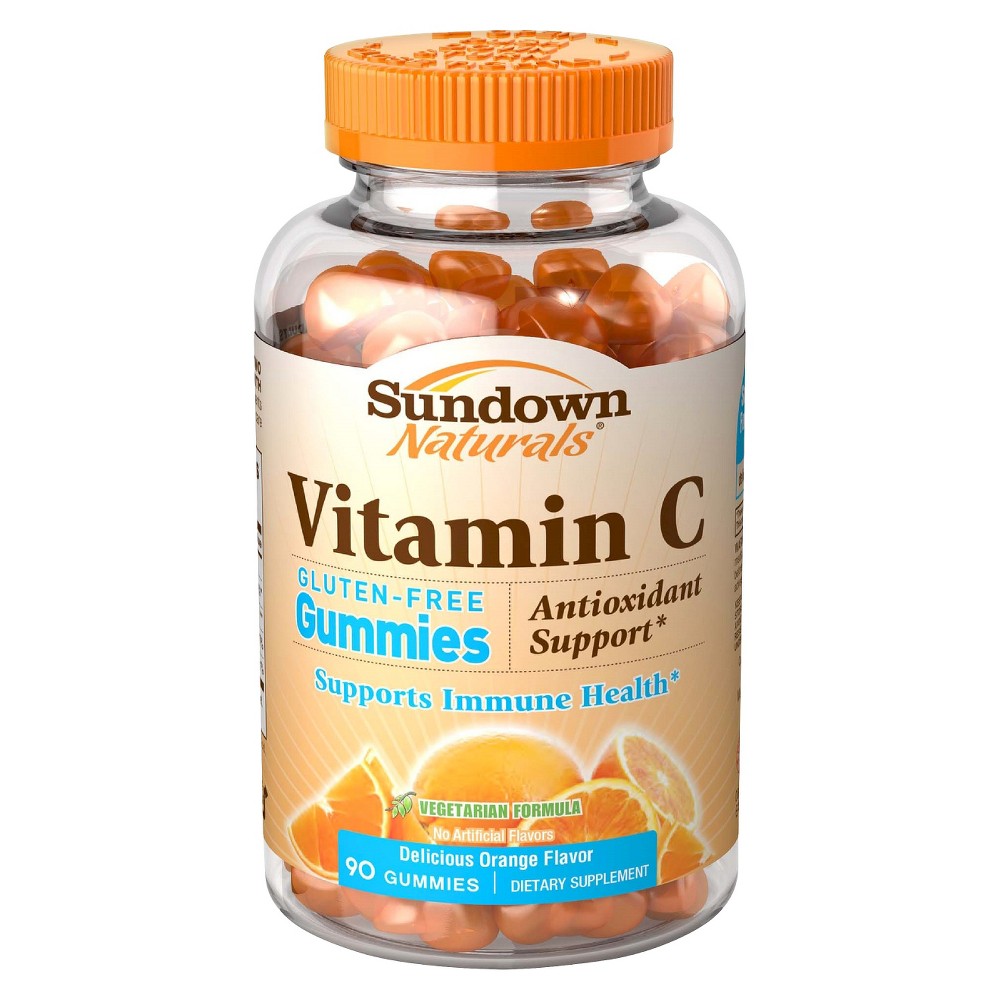 1892754 Sundown Naturals Vitamin C Gummies Orange - 90 Count