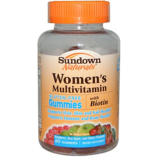 1892770 Sundown Naturals Womens Multivitamin With Biotin Gluten-free Gummies - 60 Count